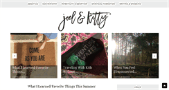 Desktop Screenshot of joelandkitty.com